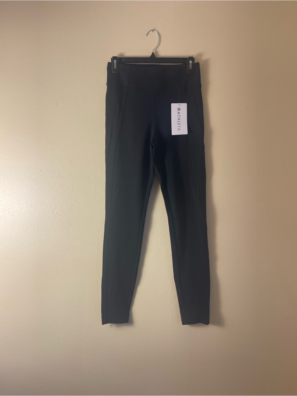 Athleta Delancey Skyline Tight Black S High Rise Travel Pant Legging Work NWT